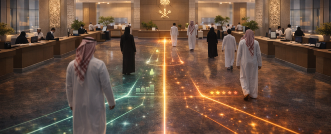 تقييم الخدمات الحكومية داخل جهة رسمية سعودية