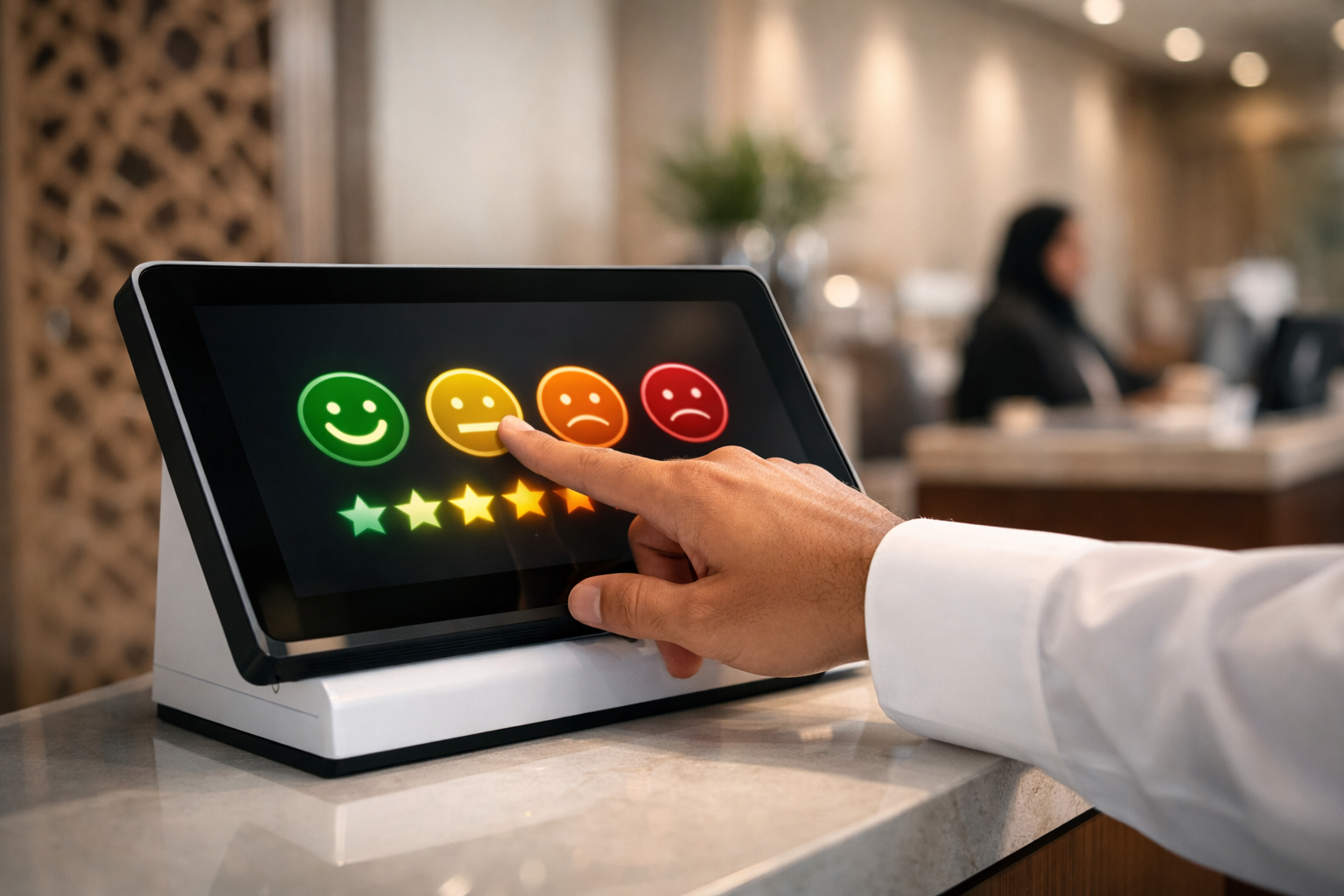 جهاز تقييم الخدمة داخل منشأة سعودية