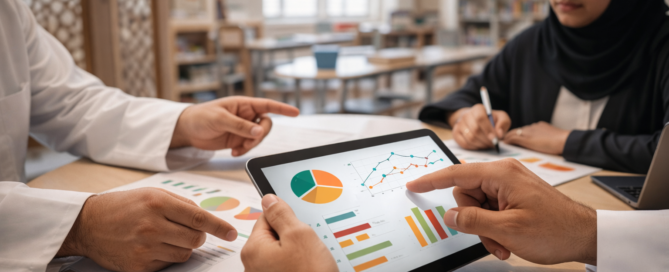 التقييم الذاتي للمدرسة في بيئة تعليمية سعودية