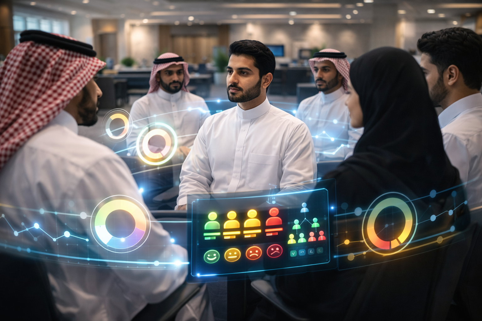 تقييم 360 درجة داخل بيئة عمل سعودية