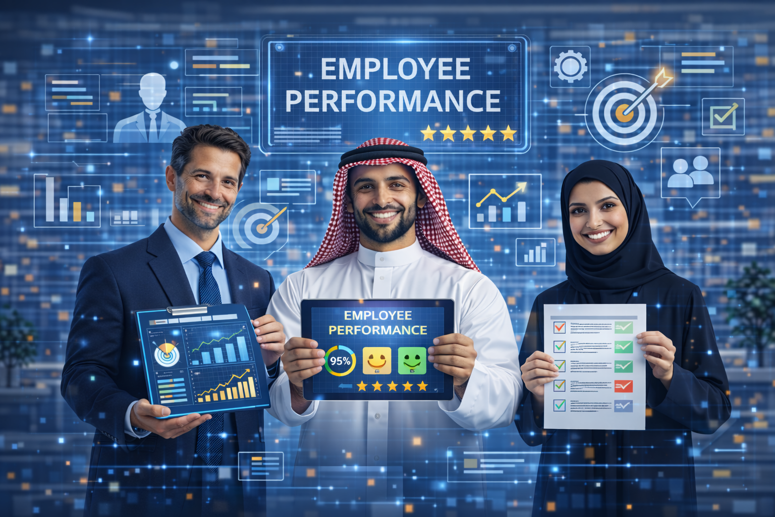 قياس الأداء الوظيفي من خلال تحليل نتائج العمل وتقييم كفاءة الموظفين باستخدام مؤشرات أداء واضحة لدعم التطوير والتحفيز