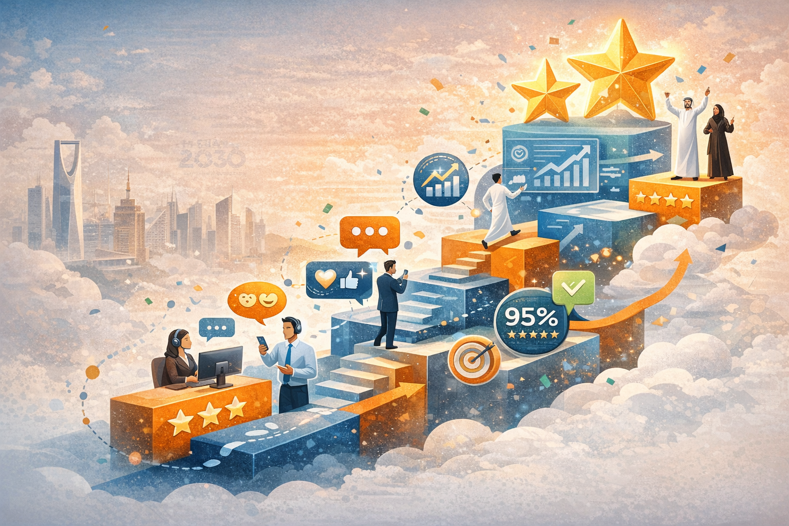 تحسين تجربة العميل من خلال تصميم رحلة متكاملة تقلل نقاط الاحتكاك وتعزز رضا العملاء باستخدام حلول مبتكرة