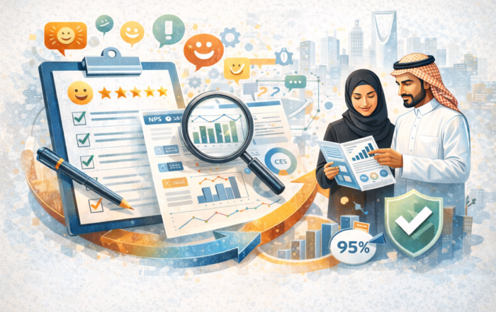 قياس رضا المستفيدين من خلال تحليل آراء المستفيدين وتتبع مؤشرات الرضا لتحسين جودة الخدمات واتخاذ قرارات مبنية على البيانات