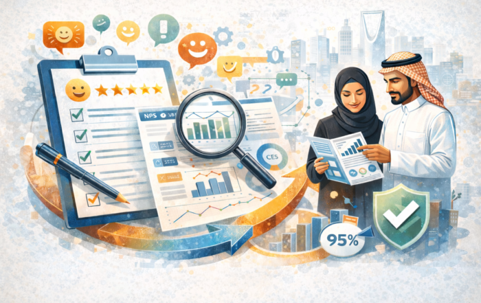 قياس رضا العملاء من خلال تحليل آراء العملاء وتتبع مؤشرات الرضا لتحسين جودة التجربة ودعم القرارات التطويرية