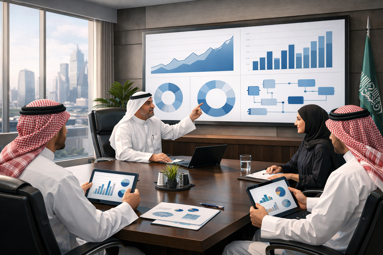 اداة تستخدم لتقييم اداء الموظفين الاداريين في بيئة عمل سعودية