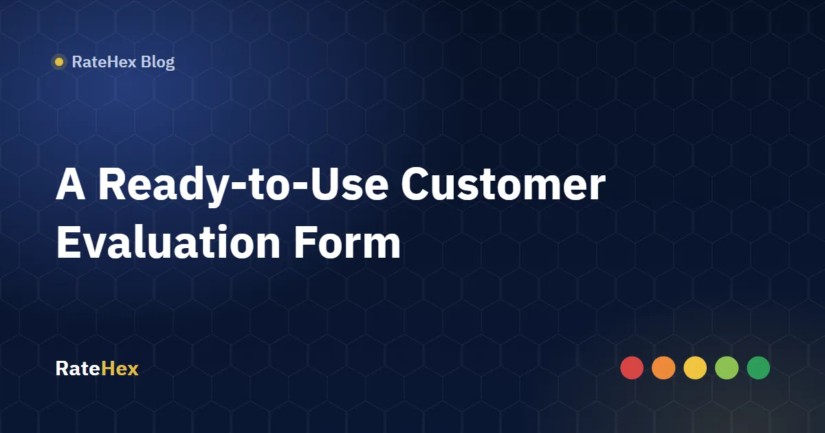 customer-evaluation-form Customer evaluation form shown on a tablet in a reception area, with questions and a five-point scale