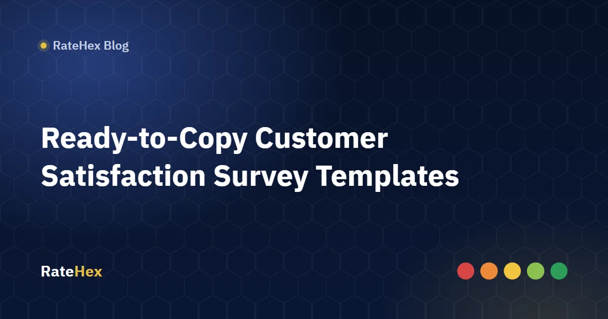 customer-satisfaction-survey-templates Printed customer satisfaction survey form on paper next to a tablet showing the digital version of the same survey