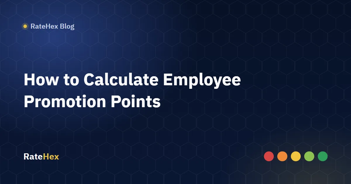 promotion-points-calculation Promotion points matrix comparing two candidates by performance, seniority, qualification and training
