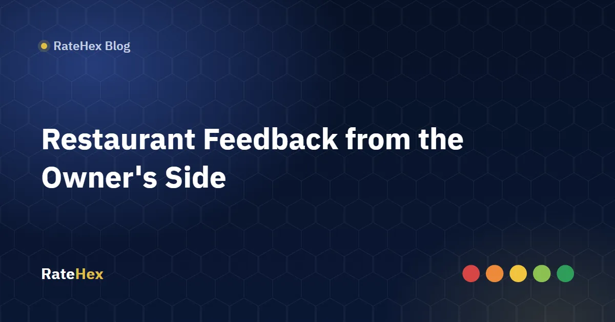 A guest at a Saudi restaurant rating their visit on a five-button feedback device near the cashier